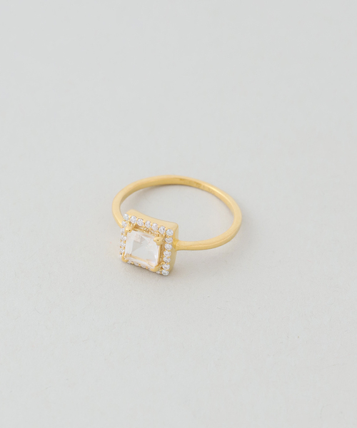 WEB限定/追加》ODUL SLOBE別注 スクエアカットリング（リング）｜odul