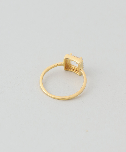 odul（オジュール）の「《WEB限定/追加》ODUL SLOBE別注 スクエアカットリング（リング・レディース・スカイブルー/ブラック/ホワイト・FREE/11/13）」の19枚目の写真