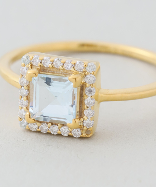 WEB限定/追加》ODUL SLOBE別注 スクエアカットリング（リング）｜odul