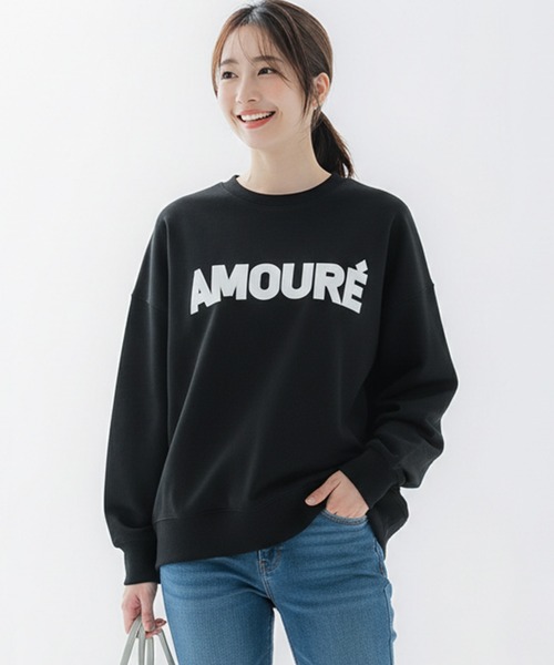 セール】ワッペン刺繍裏毛トレーナー（スウェット）｜coca（coca