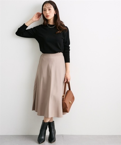 7days Life Styling(セブンデイズライフスタイリング)の「しわになりにくいストレッチフレアスカート(スカート・レディース・ブラック/モカ/ネイビー・M/S/3L/LL/L)」の14枚目の写真
