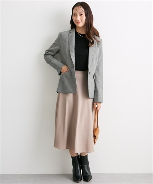 7days Life Styling(セブンデイズライフスタイリング)の「しわになりにくいストレッチフレアスカート(スカート・レディース・ブラック/モカ/ネイビー・M/S/3L/LL/L)」の15枚目の写真