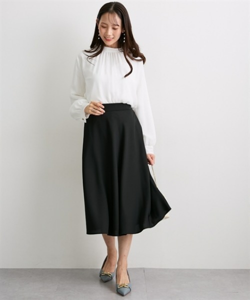 7days Life Styling(セブンデイズライフスタイリング)の「しわになりにくいストレッチフレアスカート(スカート・レディース・ブラック/モカ/ネイビー・M/S/3L/LL/L)」の19枚目の写真