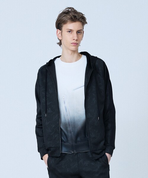 5351 POUR LES HOMMES（ゴーサンゴーイチプールオム）の「【ライダース】長袖 スウェットTシャツ（Tシャツ/カットソー・メンズ・ホワイト/ブラック・44/46/48/50）」の18枚目の写真