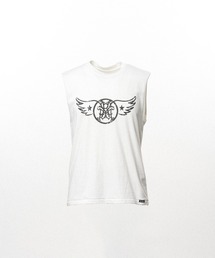 KAMIYA（カミヤ）の「"AERO-KMY" Sleeveless T-shirt（Tシャツ/カットソー）」
