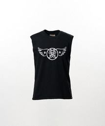 KAMIYA（カミヤ）の「"AERO-KMY" Sleeveless T-shirt（Tシャツ/カットソー）」