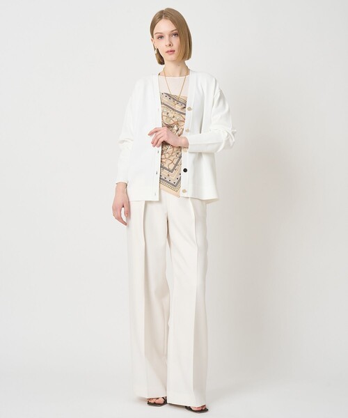 ANAYI（アナイ）の「【セットアップ対応商品】スカーフプリントキャミソール（その他トップス・レディース・オフホワイト/ネイビー/ベージュ・38）」の9枚目の写真