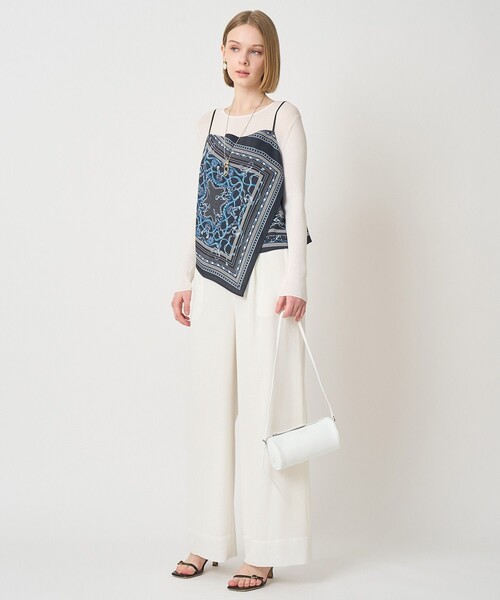 ANAYI（アナイ）の「【セットアップ対応商品】スカーフプリントキャミソール（その他トップス・レディース・オフホワイト/ネイビー/ベージュ・38）」の20枚目の写真