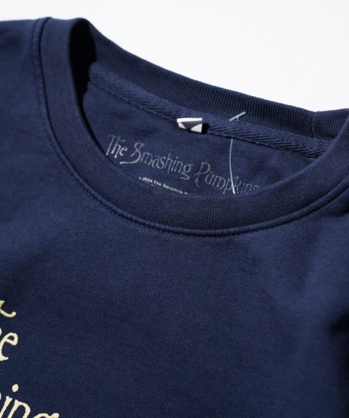 THRIFTY LOOK(スリフティールック)の「THRIFTY LOOK / スリフティールック THRIFTY "SMASHING PUMPKINS" SWEAT スマッシングパンプキンズ バンドスウェット ユーズド加工(スウェット・メンズ・ネイビー・LARGE)」の3枚目の写真