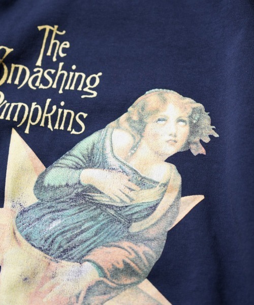 THRIFTY LOOK(スリフティールック)の「THRIFTY LOOK / スリフティールック THRIFTY "SMASHING PUMPKINS" SWEAT スマッシングパンプキンズ バンドスウェット ユーズド加工(スウェット・メンズ・ネイビー・LARGE)」の5枚目の写真