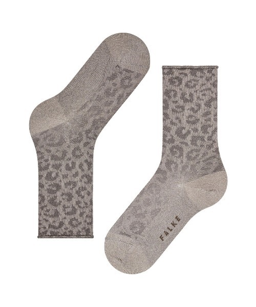 Kinetics(キネティクス)の「FALKE #47201 Shiny Socks Special Edition(ファルケ #47201 シャイニー ソックス スペシャル エディション)(ソックス/靴下・レディース・グレー系/ブラック・23cm)」の6枚目の写真
