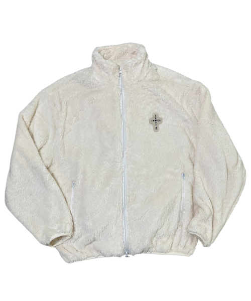 SK8ER ROCK(スケーターロック)の「Cross Logo Fleece Zip-Up Jacket ((cream))(その他アウター・メンズ・その他・FREE)」の1枚目の写真