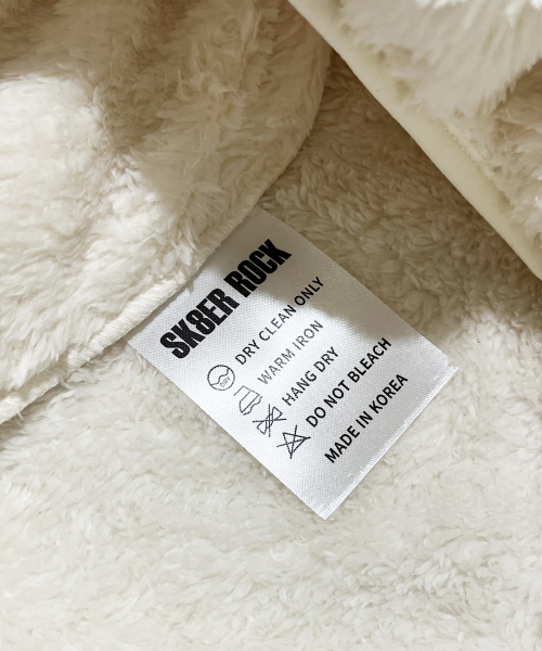SK8ER ROCK(スケーターロック)の「Cross Logo Fleece Zip-Up Jacket ((cream))(その他アウター・メンズ・その他・FREE)」の7枚目の写真