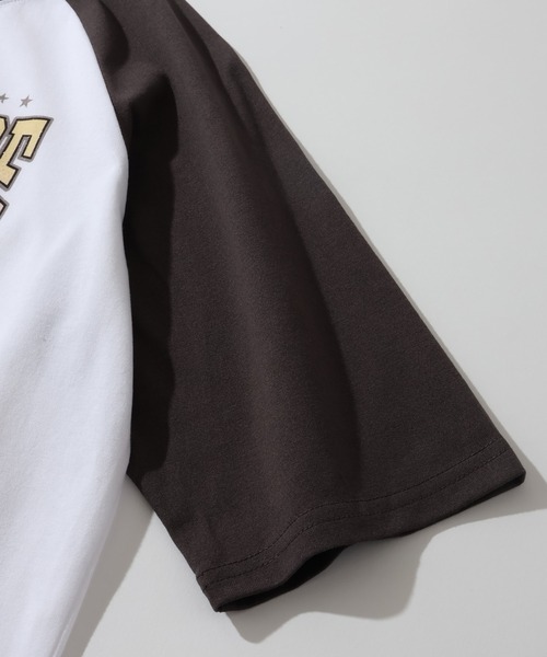 Tom＆Jerry（トムアンドジェリー）の「【Tom & Jerry/トム & ジェリー】ヴィンテージ ラグラン カレッジT（Tシャツ/カットソー・レディース・グレー系2/オフホワイト/クリーム/グレー系1・L/M）」の12枚目の写真