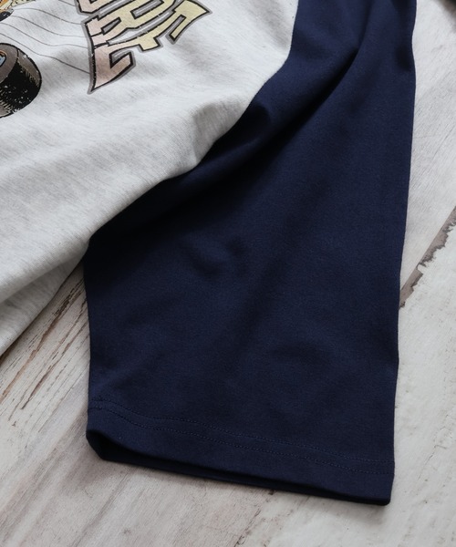 Tom＆Jerry（トムアンドジェリー）の「【Tom & Jerry/トム & ジェリー】ヴィンテージ ラグラン カレッジT（Tシャツ/カットソー・レディース・グレー系2/オフホワイト/クリーム/グレー系1・L/M）」の19枚目の写真