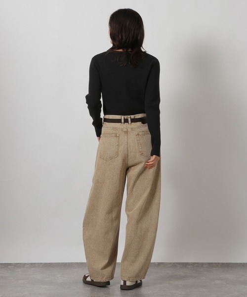 LAKOLE（ラコレ）の「14ゲージヘンリーネックニットプルオーバー / 639733（ニット/セーター・レディース・ブルー系その他/杢グレー/ブラック/アイボリー・FREE）」の22枚目の写真