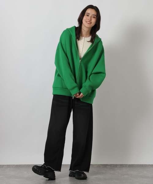 LAKOLE（ラコレ）の「14ゲージヘンリーネックニットプルオーバー / 639733（ニット/セーター・レディース・ブルー系その他/杢グレー/ブラック/アイボリー・FREE）」の19枚目の写真