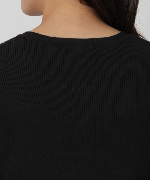 LAKOLE（ラコレ）の「14ゲージヘンリーネックニットプルオーバー / 639733（ニット/セーター・レディース・ブルー系その他/杢グレー/ブラック/アイボリー・FREE）」の8枚目の写真