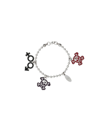 NICE GHOST CLUB（ナイスゴーストクラブ）の「NGC SKULL BRACELET_SILVER(NG2EFUAB74A)（ブレスレット）」