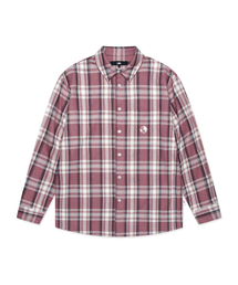 FLANNEL PLAID SHIRT pink
