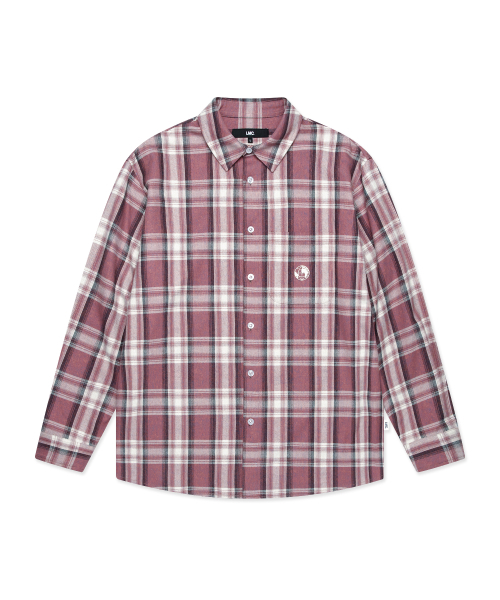LMCの「FLANNEL PLAID SHIRT pink(シャツ/ブラウス・レディース・その他・M/L/S)」の1枚目の写真