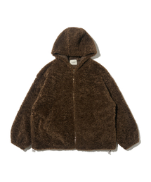 ROIDESROIS（ロワデロワ）の「ハグフリースフードジャンパー (ブラウン)（その他アウター）」