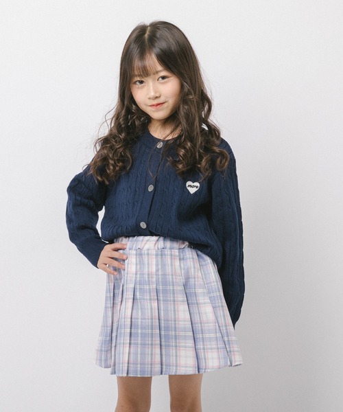 URBAN CHERRY(アーバンチェリー)の「【動くたびラメきらめく】ラメミックスプリーツスカート(インナーパンツ付き)(スカート・キッズ・ブラック/パープル/ネイビー/ピンク・120cm/110cm/140cm/130cm/150cm)」の10枚目の写真