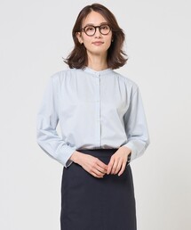 J.PRESS（ジェイプレス）の「ストライプジャガード バンドカラー カットソー（Tシャツ/カットソー）」