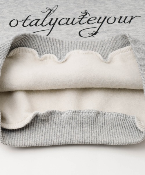 URBAN CHERRY（アーバンチェリー）の「サイドフリルデザインフレンチロゴ刺繍トレーナー（その他トップス・キッズ・グレー/ブラック・120cm/130cm/140cm/110cm）」の15枚目の写真