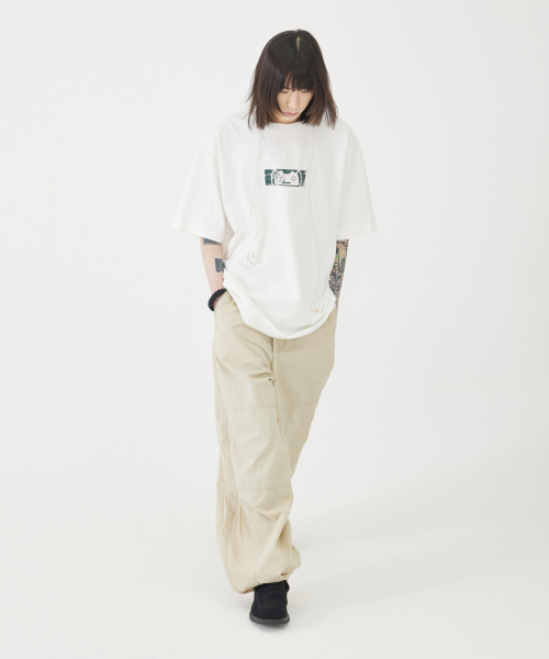 eastserviceshop（イーストサービスショップ）の「Basic Ballon Pants - G/Beige（その他パンツ・レディース・サンドベージュ・50/48）」の2枚目の写真
