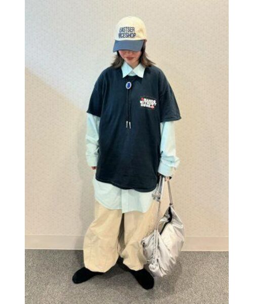 eastserviceshop（イーストサービスショップ）の「Basic Ballon Pants - G/Beige（その他パンツ・レディース・サンドベージュ・50/48）」の8枚目の写真