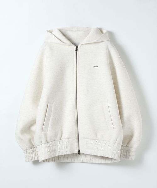 JEANASIS（ジーナシス）の「ダンボールBIGフードブルゾン/638699（ブルゾン・レディース・ブラック/オートミール/グレー・FREE）」の16枚目の写真