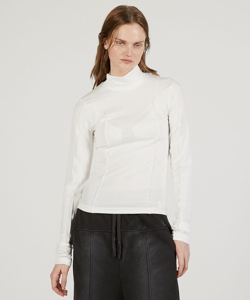 PRANK PROJECT（プランクプロジェクト）の「【2026Spring Pre-Order】ハイネックラインスキントップ / High-Neck Line Skin Top（その他トップス・レディース・ブラック/グレー/ホワイト・FREE）」の2枚目の写真