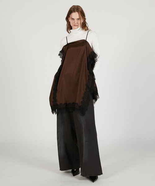 PRANK PROJECT（プランクプロジェクト）の「【2026Spring Pre-Order】ハイネックラインスキントップ / High-Neck Line Skin Top（その他トップス・レディース・ブラック/グレー/ホワイト・FREE）」の4枚目の写真