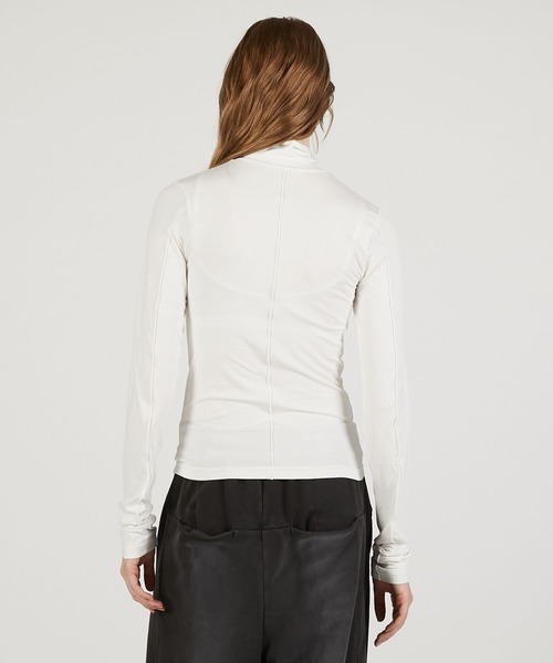 PRANK PROJECT（プランクプロジェクト）の「【2026Spring Pre-Order】ハイネックラインスキントップ / High-Neck Line Skin Top（その他トップス・レディース・ブラック/グレー/ホワイト・FREE）」の10枚目の写真