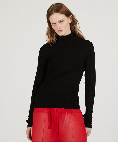 PRANK PROJECT（プランクプロジェクト）の「【2026Spring Pre-Order】ハイネックラインスキントップ / High-Neck Line Skin Top（その他トップス・レディース・ブラック/グレー/ホワイト・FREE）」の12枚目の写真