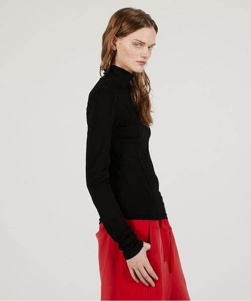 PRANK PROJECT（プランクプロジェクト）の「【2026Spring Pre-Order】ハイネックラインスキントップ / High-Neck Line Skin Top（その他トップス・レディース・ブラック/グレー/ホワイト・FREE）」の14枚目の写真