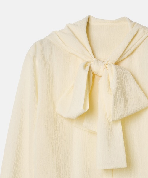 LE CIEL BLEU（ルシェルブルー）の「ギンガムチェックフーデッドシャツ / Gingham Check Hooded Shirt（シャツ/ブラウス・レディース・ホワイト/ブラック/ライトブルー/ダークグリーン・36）」の11枚目の写真