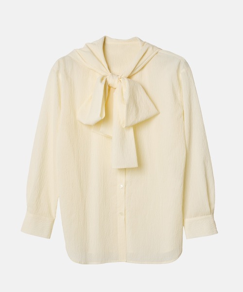 LE CIEL BLEU（ルシェルブルー）の「ギンガムチェックフーデッドシャツ / Gingham Check Hooded Shirt（シャツ/ブラウス・レディース・ホワイト/ブラック/ライトブルー/ダークグリーン・36）」の10枚目の写真