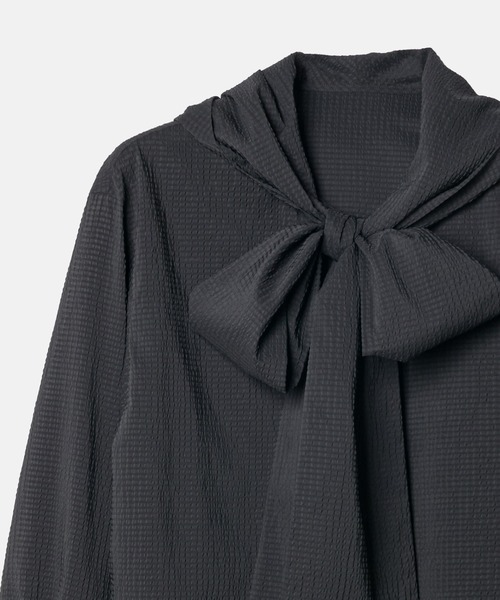 LE CIEL BLEU（ルシェルブルー）の「ギンガムチェックフーデッドシャツ / Gingham Check Hooded Shirt（シャツ/ブラウス・レディース・ホワイト/ブラック/ライトブルー/ダークグリーン・36）」の20枚目の写真