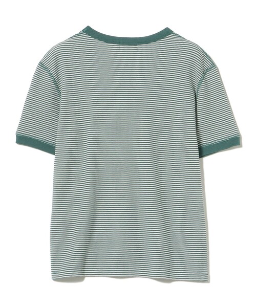 BEAMS HEART(ビームスハート)の「ワッフル ボーダー プルオーバー(Tシャツ/カットソー・レディース・ダークグリーン/パープル系その他5/ネイビー/イエロー・FREE)」の15枚目の写真