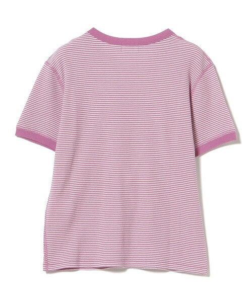 BEAMS HEART(ビームスハート)の「ワッフル ボーダー プルオーバー(Tシャツ/カットソー・レディース・ダークグリーン/パープル系その他5/ネイビー/イエロー・FREE)」の16枚目の写真