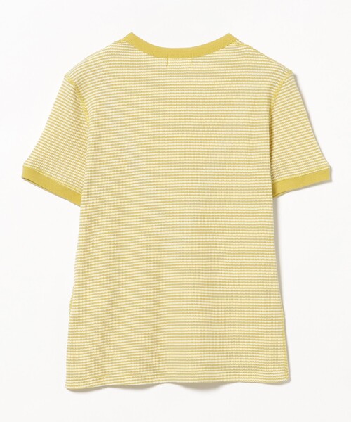BEAMS HEART(ビームスハート)の「ワッフル ボーダー プルオーバー(Tシャツ/カットソー・レディース・ダークグリーン/パープル系その他5/ネイビー/イエロー・FREE)」の18枚目の写真