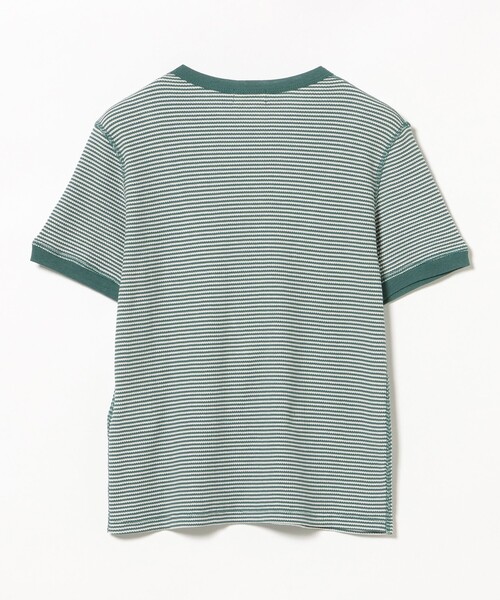 BEAMS HEART(ビームスハート)の「ワッフル ボーダー プルオーバー(Tシャツ/カットソー・レディース・ダークグリーン/パープル系その他5/ネイビー/イエロー・FREE)」の21枚目の写真