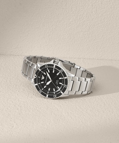EMPORIO ARMANI(エンポリオアルマーニ)の「エンポリオ・アルマーニ 腕時計 メンズ アナログ ステンレス AR11787(アナログ腕時計・メンズ・シルバー・FREE)」の1枚目の写真