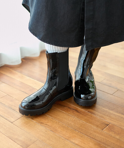 FREAK'S STORE(フリークスストア)の「晴雨兼用 サイドゴアブーツ/ミドルブーツ(ブーツ・レディース・ブラック/その他・35/39/38/37/36)」の3枚目の写真