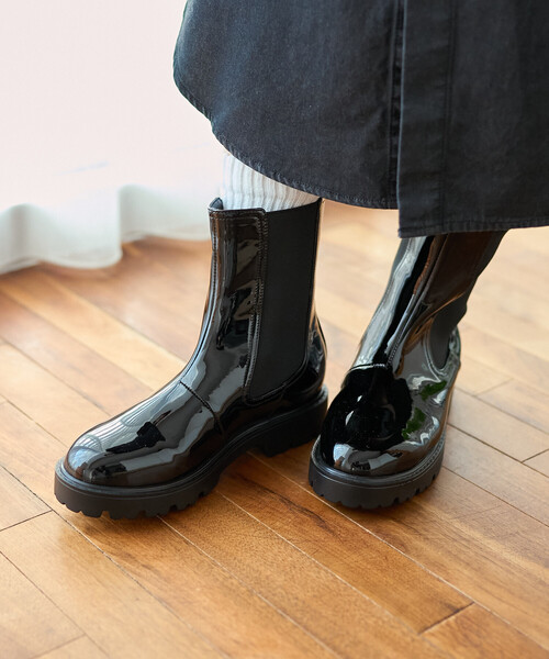 FREAK'S STORE(フリークスストア)の「晴雨兼用 サイドゴアブーツ/ミドルブーツ(ブーツ・レディース・ブラック/その他・35/39/38/37/36)」の4枚目の写真