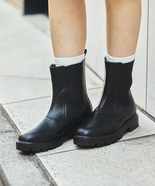 FREAK'S STORE(フリークスストア)の「晴雨兼用 サイドゴアブーツ/ミドルブーツ(ブーツ・レディース・ブラック/その他・35/39/38/37/36)」の9枚目の写真