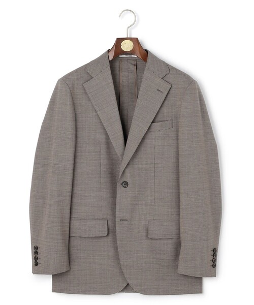 J.PRESS(ジェイプレス)の「【J.PRESS MOVING】TOLLEGNO 3D WOOL ジャケット(テーラードジャケット・メンズ・ブラウン系8/ネイビー系8・A4/A5/A6/AB4/AB5/AB6/AB7)」の2枚目の写真