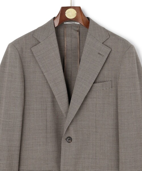 J.PRESS(ジェイプレス)の「【J.PRESS MOVING】TOLLEGNO 3D WOOL ジャケット(テーラードジャケット・メンズ・ブラウン系8/ネイビー系8・A4/A5/A6/AB4/AB5/AB6/AB7)」の4枚目の写真